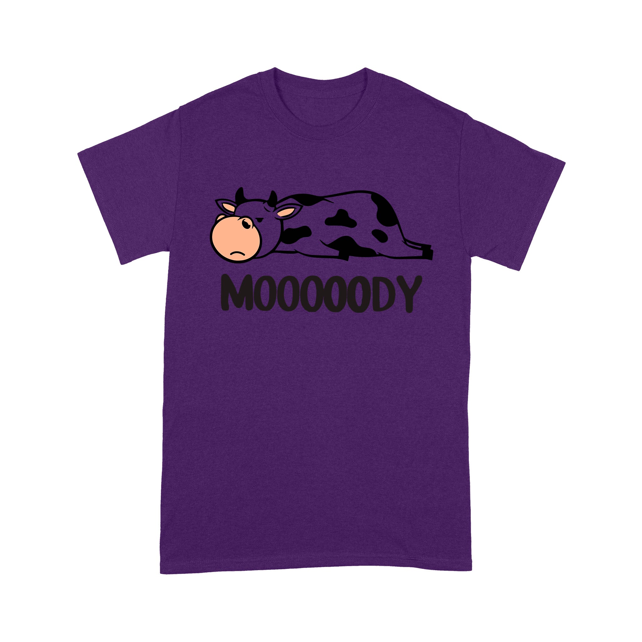 Moody Cow Funny T-Shirt - Image 6