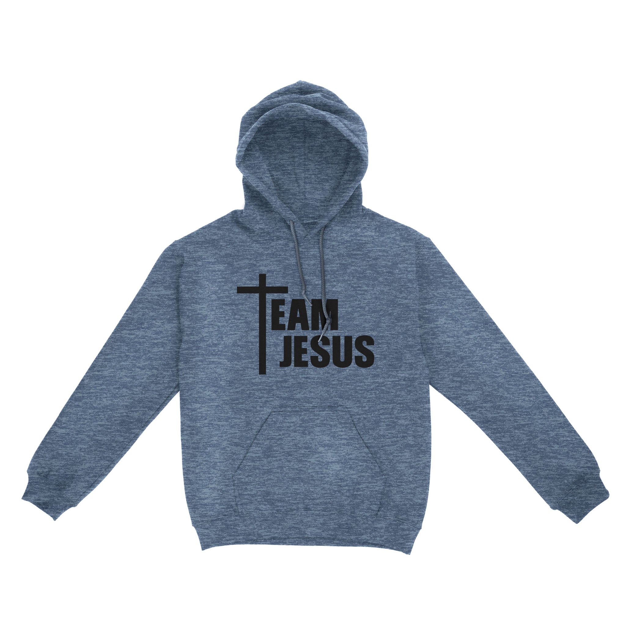 Christian Shirts, Faith T-shirt, Religious Shirt, Christian Tees, Jesus Shirt, Christian Shirts for Women and Men, Team Jesus Standard Hoodie - Image 3