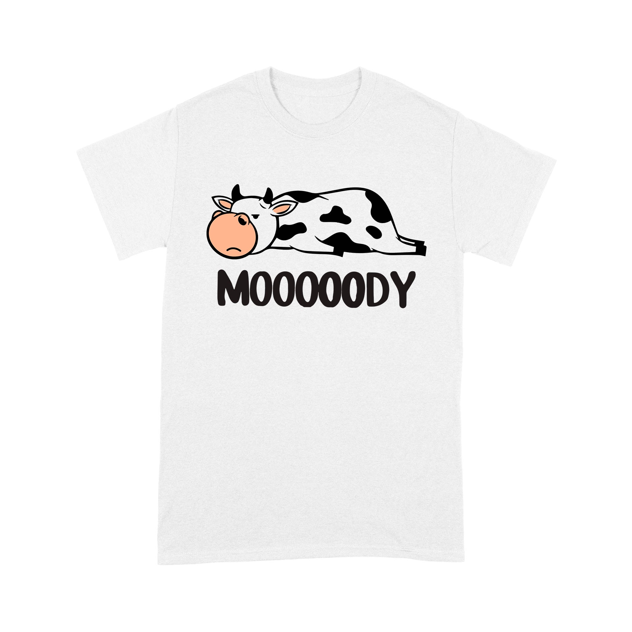 Moody Cow Funny T-Shirt