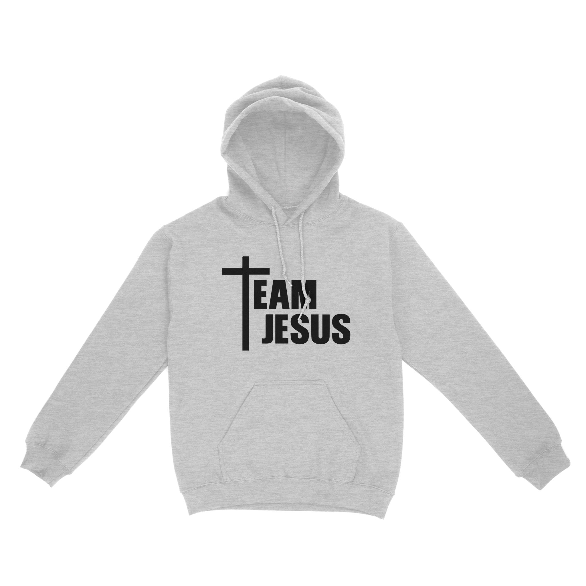 Christian Shirts, Faith T-shirt, Religious Shirt, Christian Tees, Jesus Shirt, Christian Shirts for Women and Men, Team Jesus Standard Hoodie - Image 4