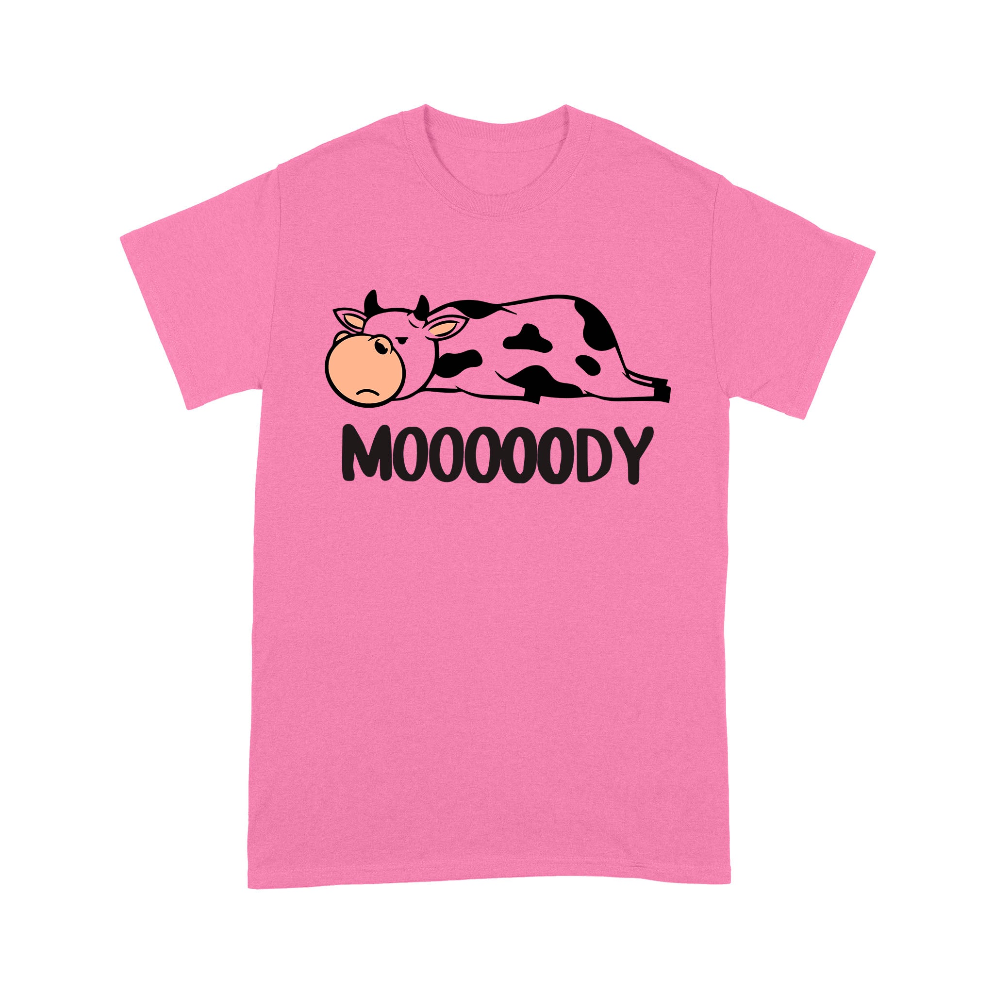 Moody Cow Funny T-Shirt - Image 5