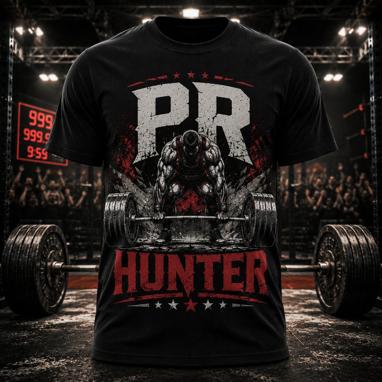 PR Hunter Shirt – Personal Record Powerlifting Gym T-Shirt