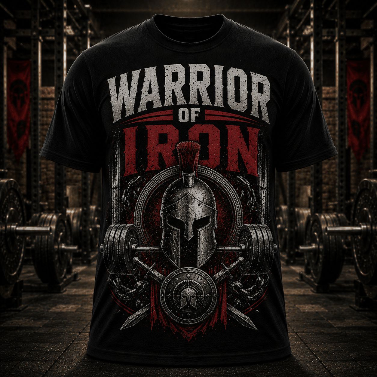 Warrior of Iron Shirt – Strength Culture Gym Graphic Tee