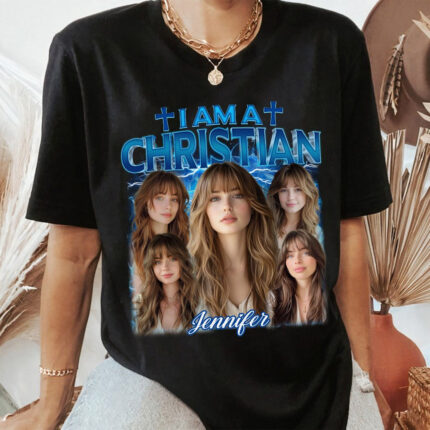 Custom Photo I Am A Christian - Gift For Christian T-Shirt
