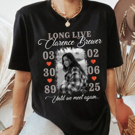 Custom Photo Long Live Until We Meet Again - Photo Memorial T-Shirt