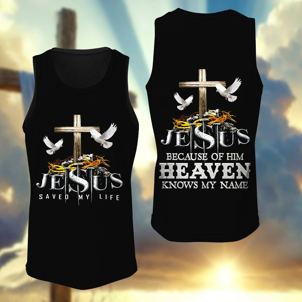 Jesus Because Of Him Heaven Knows My Name 3D All Over Print T-Shirt And Hoodie - Image 6
