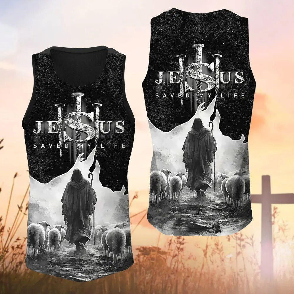 Jesus Save My Life 3D Christian Apparel, Faithful Shepherd 3D Christian 3D All Over Print T-Shirt And Hoodie - Image 6