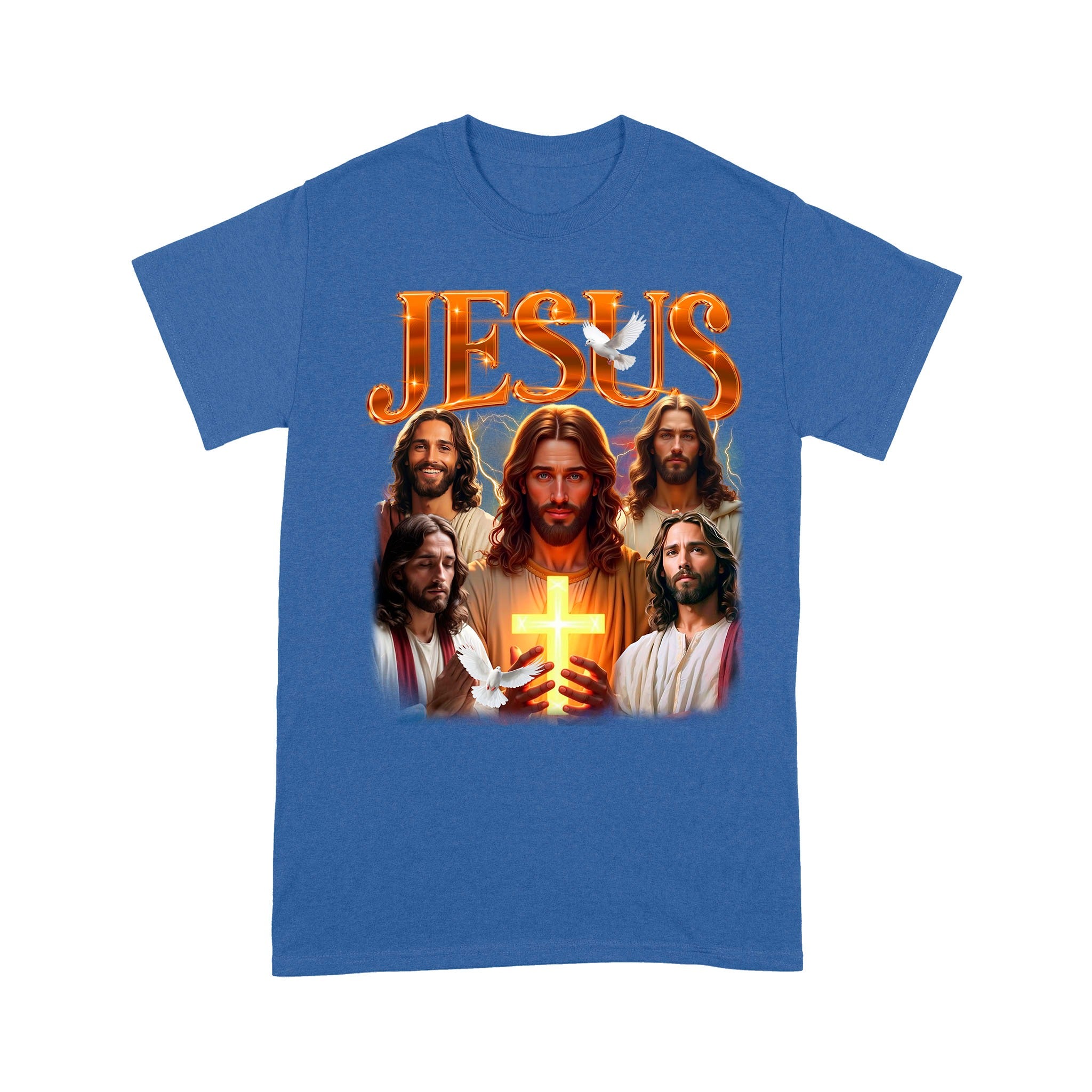 Jesus Bootleg Vintage T-Shirt, Gift Christian Faith Christ, Funny Retro Christian Religion T-Shirt - Image 10