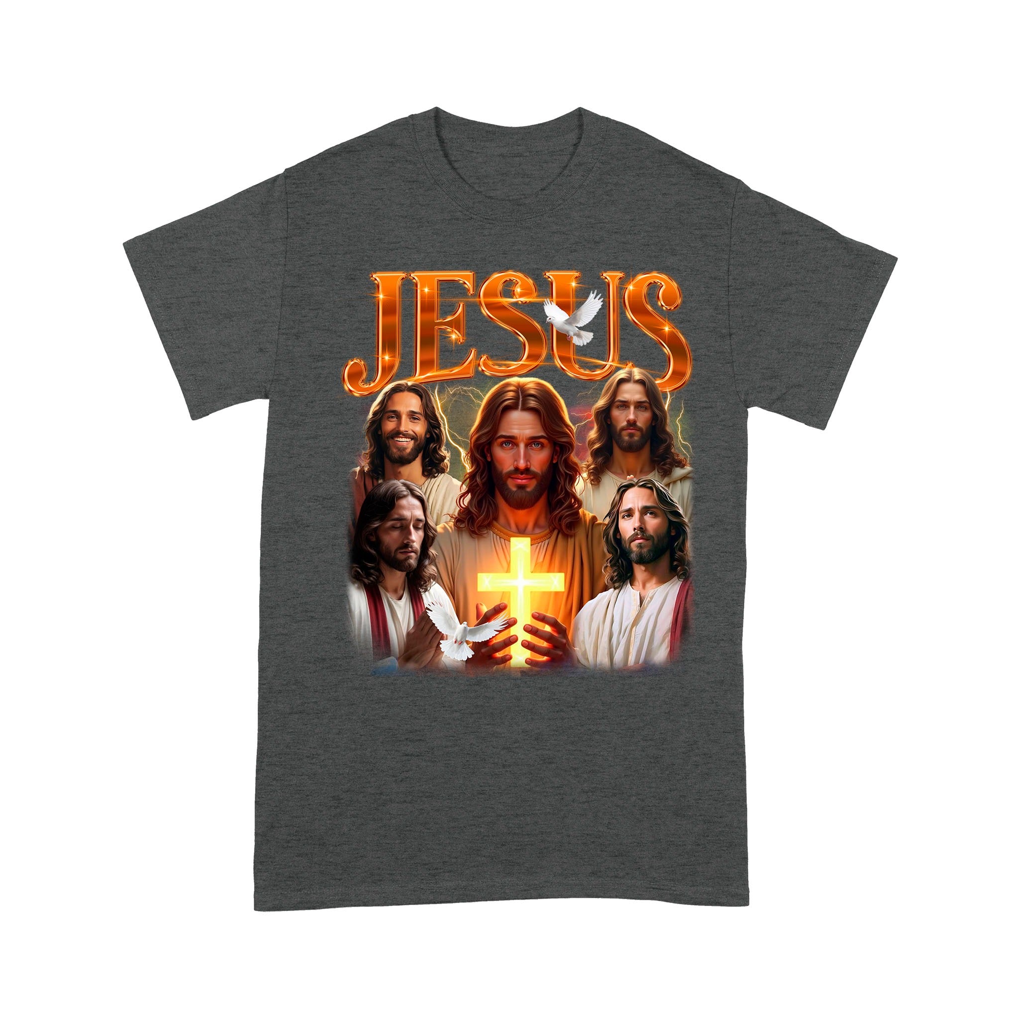 Jesus Bootleg Vintage T-Shirt, Gift Christian Faith Christ, Funny Retro Christian Religion T-Shirt - Image 8