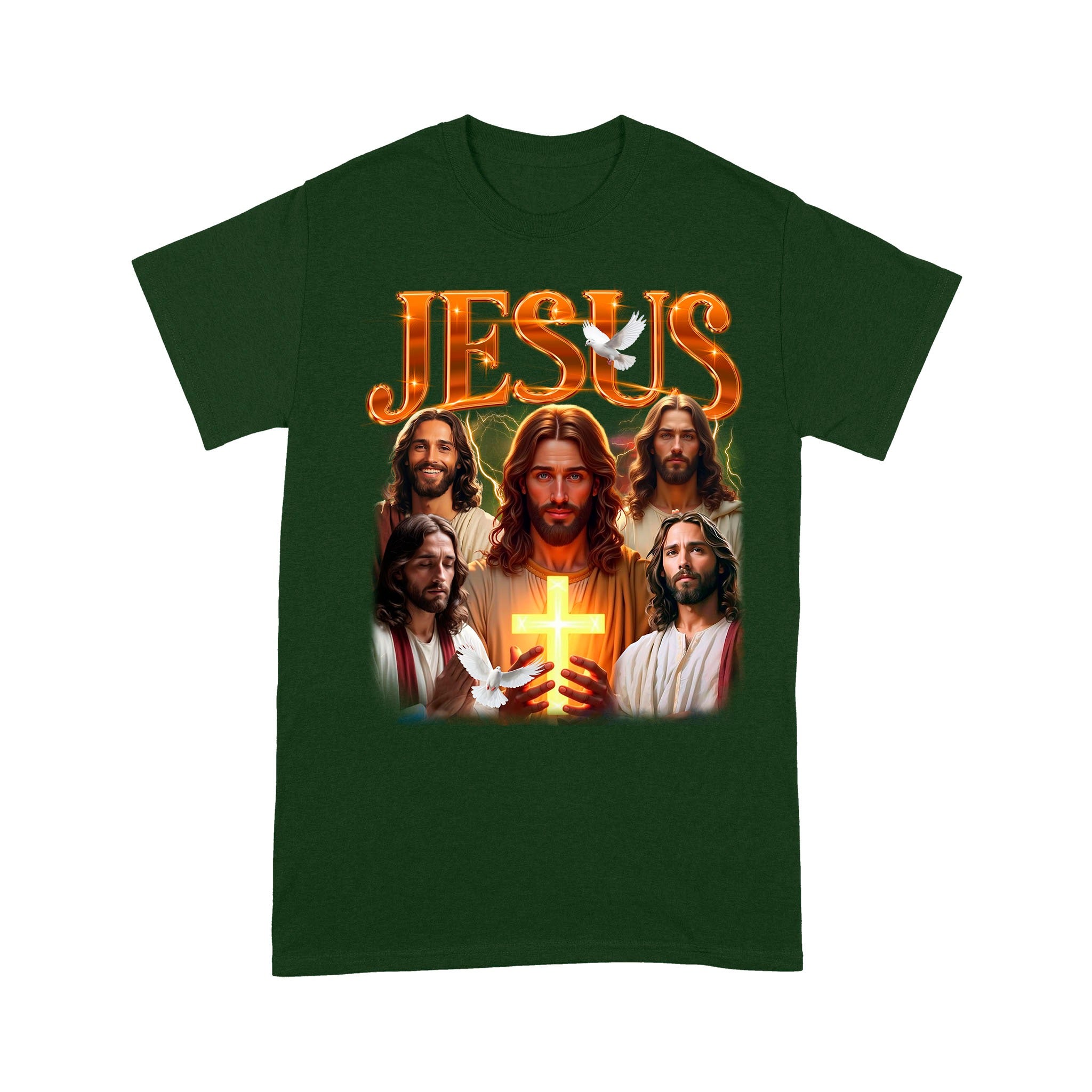 Jesus Bootleg Vintage T-Shirt, Gift Christian Faith Christ, Funny Retro Christian Religion T-Shirt - Image 6