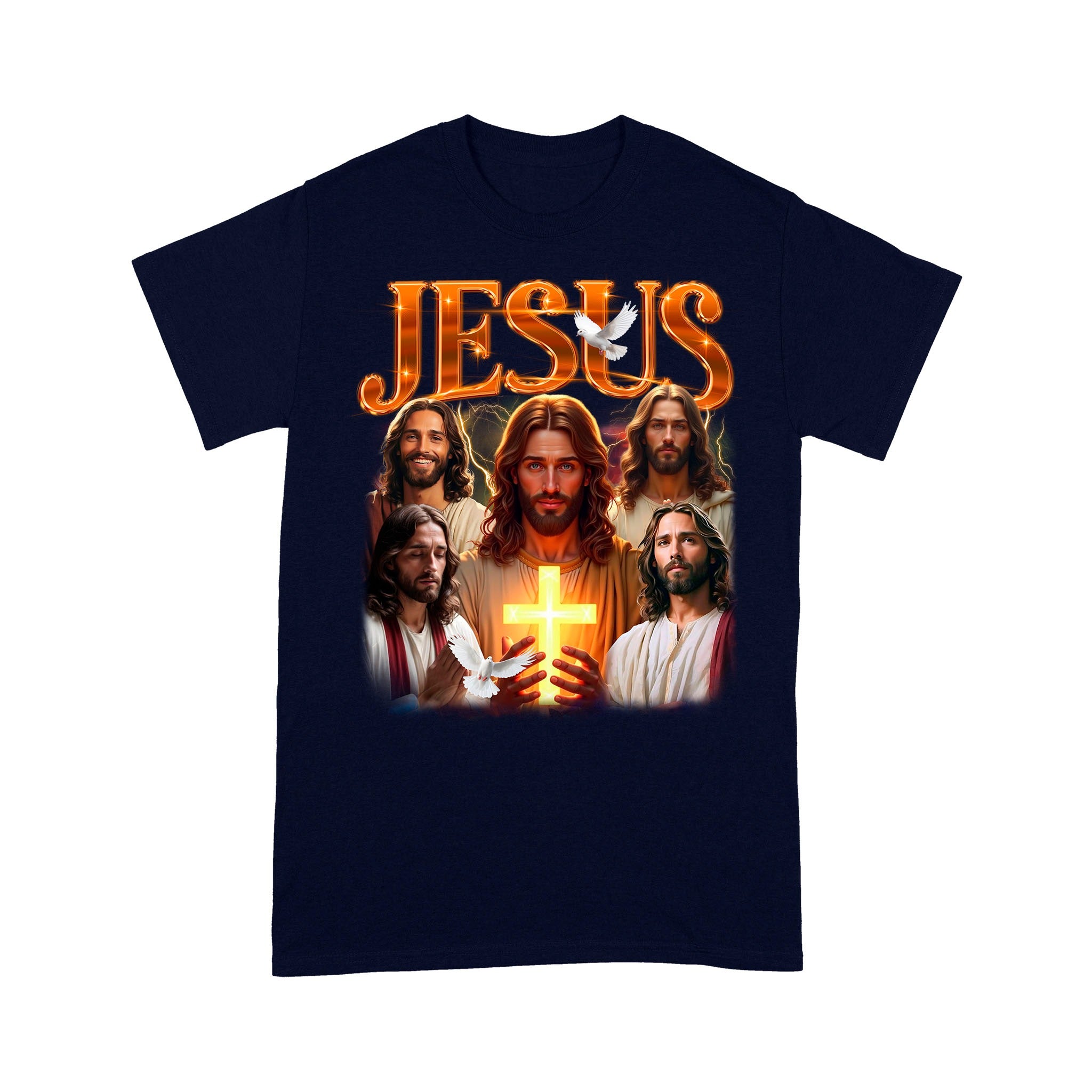 Jesus Bootleg Vintage T-Shirt, Gift Christian Faith Christ, Funny Retro Christian Religion T-Shirt - Image 12