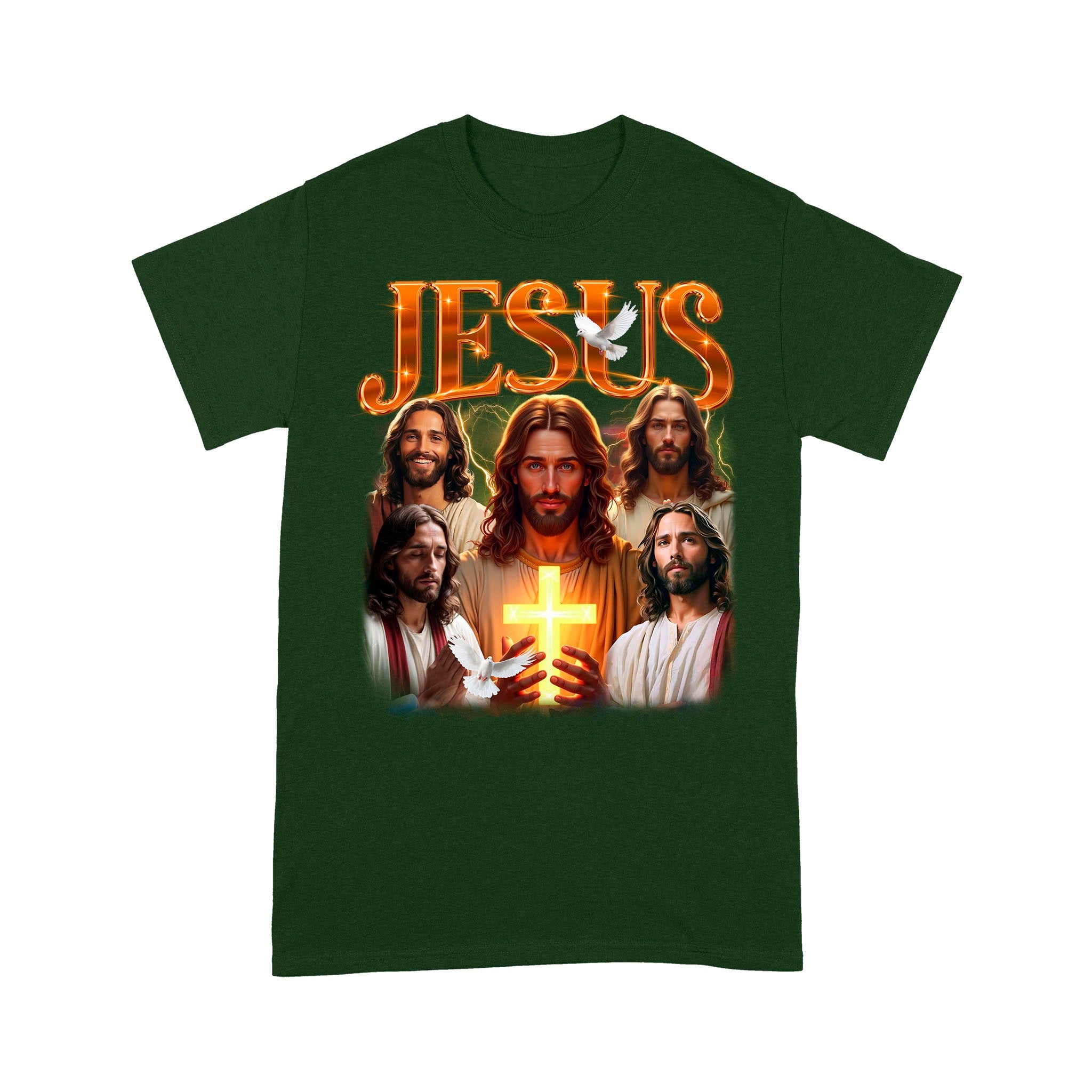 Jesus Bootleg Vintage T-Shirt, Gift Christian Faith Christ, Funny Retro Christian Religion T-Shirt - Image 13