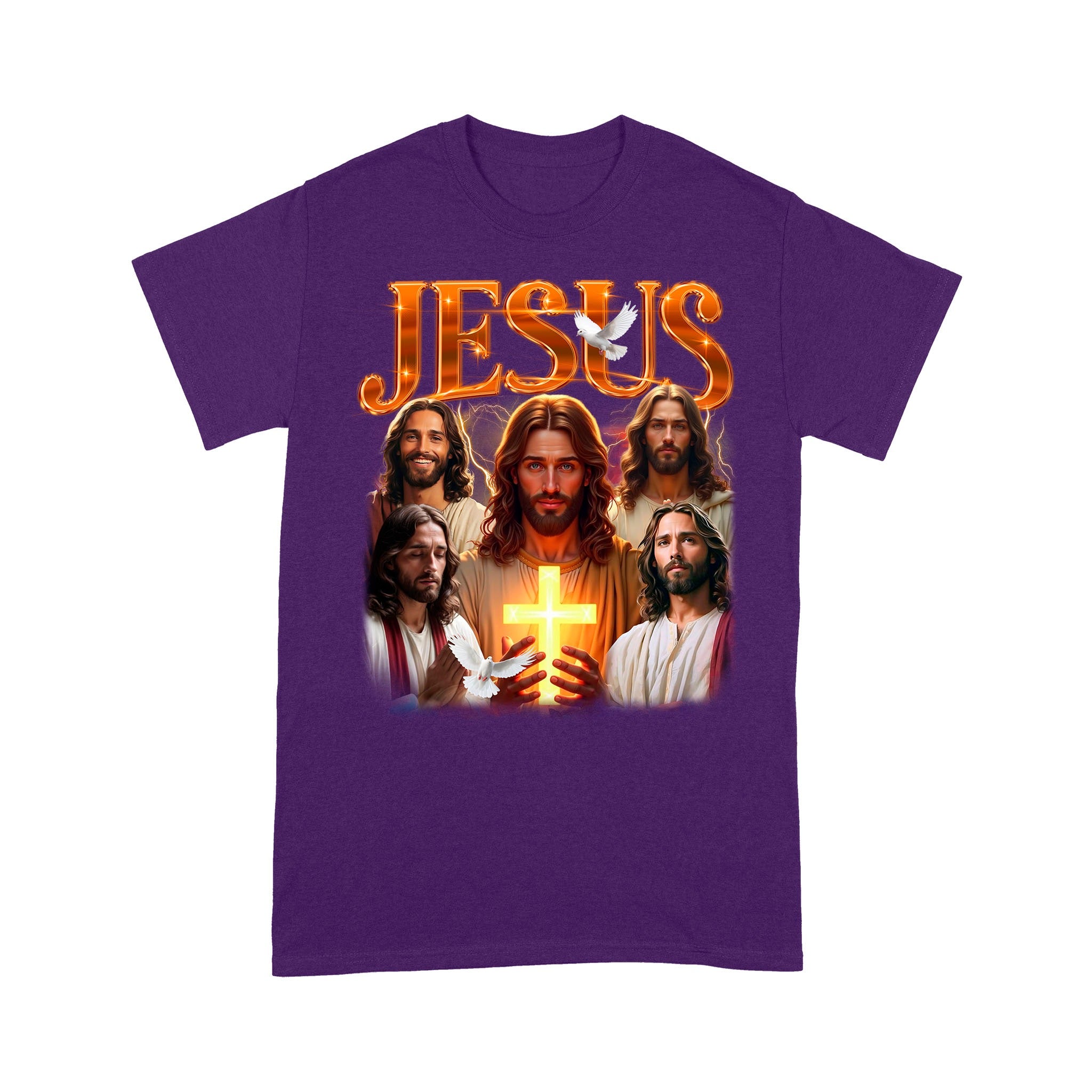 Jesus Bootleg Vintage T-Shirt, Gift Christian Faith Christ, Funny Retro Christian Religion T-Shirt - Image 14