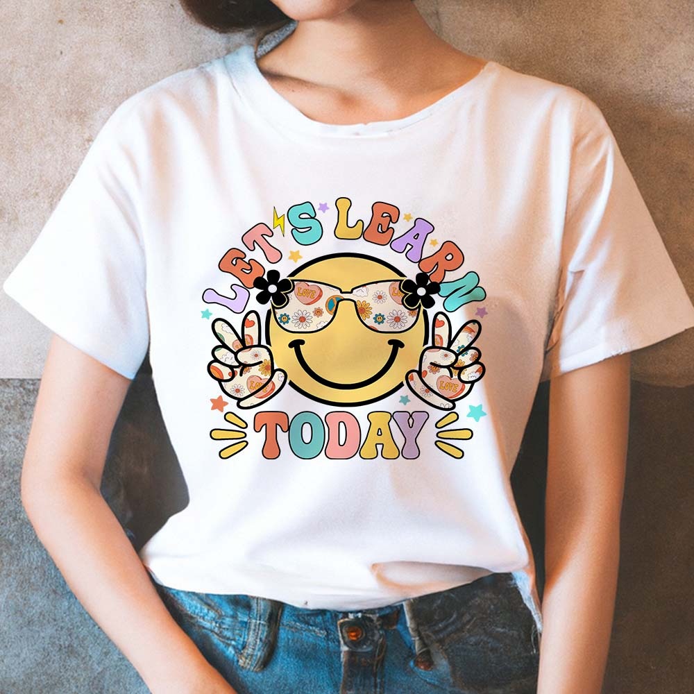 Let's Learn Today Teacher Shirt, First Day of School Teacher T-Shirt - Image 2