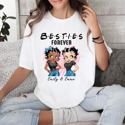 Vintage Girl, To My Best Friend Besties Forever T-Shirt