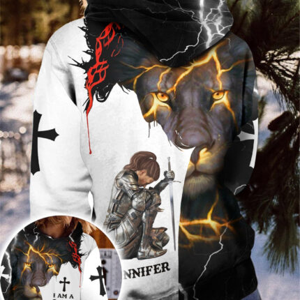 Warrior Of God I Am A Child Of God John 1:12 3D All Over Print T-Shirt And Hoodie