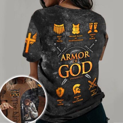Warrior Of King, Armor of God-Ephesians 6:11 3D All Over Print T-Shirt And Hoodie