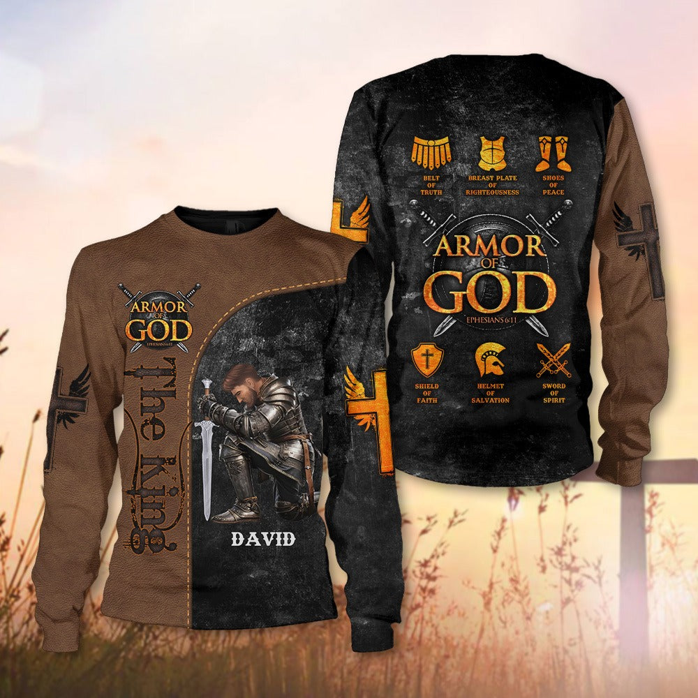 Warrior Of King, Armor of God-Ephesians 6:11 3D All Over Print T-Shirt And Hoodie - Image 7