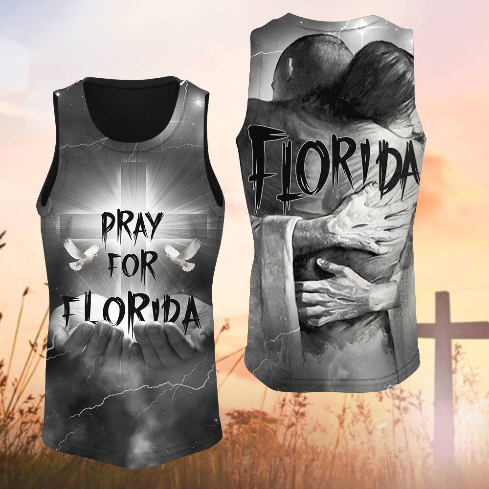 Pray for Florida, Jesus Protects Florida Faith And Hope 3D All Over Print T-Shirt And Hoodie - Image 4