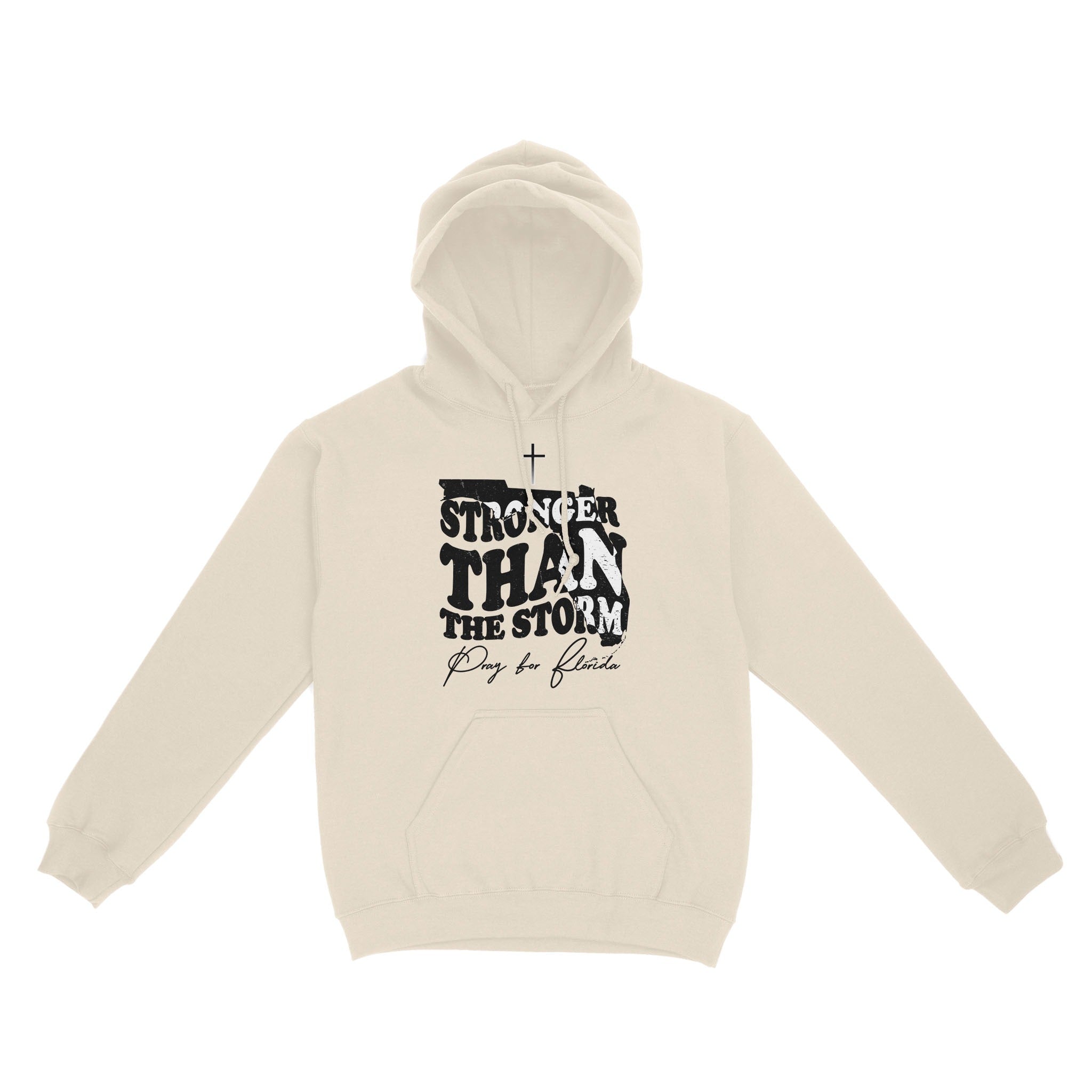 Stronger Than the Storm Pray for Florida T-shirt, Florida Prayer Hoodie - Image 4