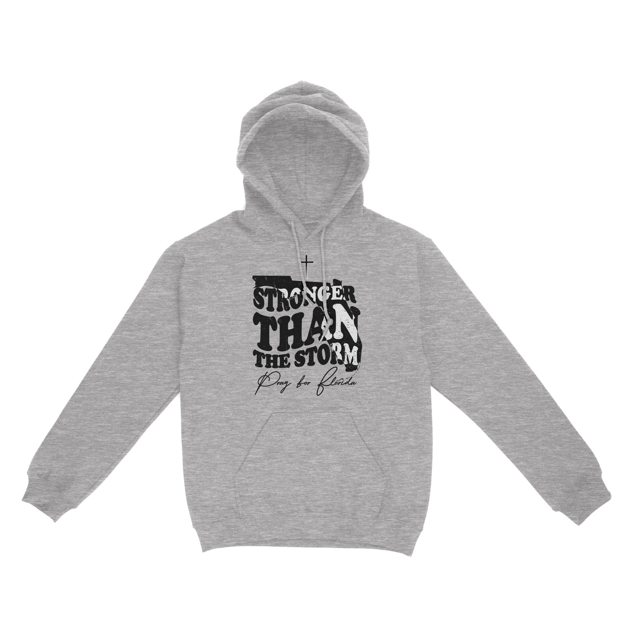 Stronger Than the Storm Pray for Florida T-shirt, Florida Prayer Hoodie - Image 8
