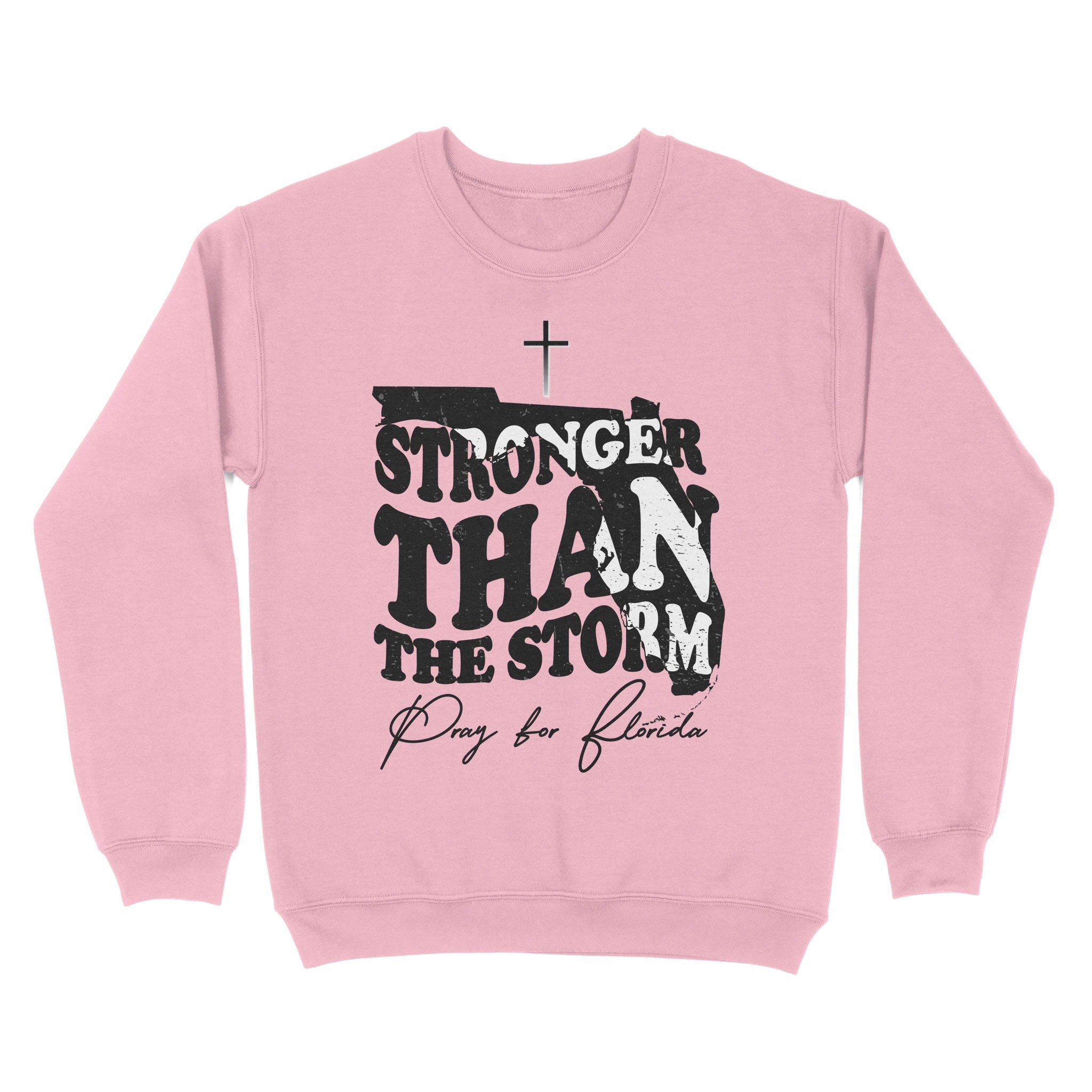 Stronger Than the Storm Pray for Florida T-shirt, Florida Prayer Sweatshirt - Image 4