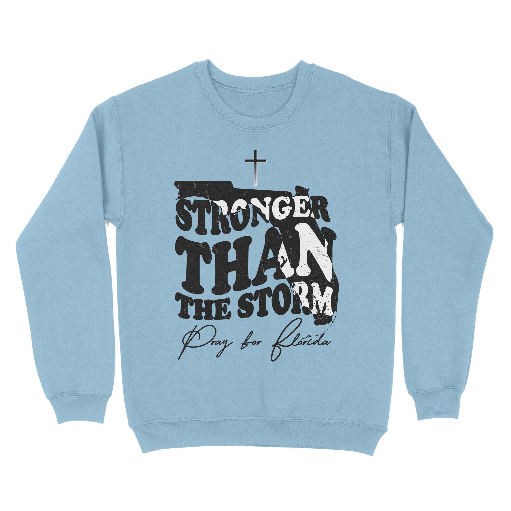 Stronger Than the Storm Pray for Florida T-shirt, Florida Prayer Sweatshirt - Image 5