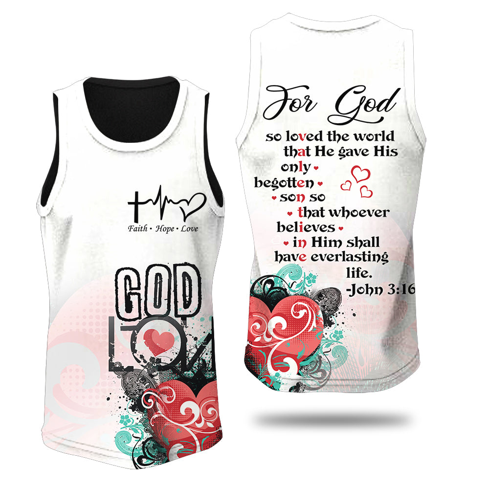 John 3:16 For God So Loved The World That He Gave His Son 3D All Over Print T-Shirt And Hoodie - Image 3
