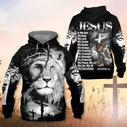 Warrior Of God, Jesus Is My God My King My Lord - Christian 3D All Over Print T-Shirt And Hoodie