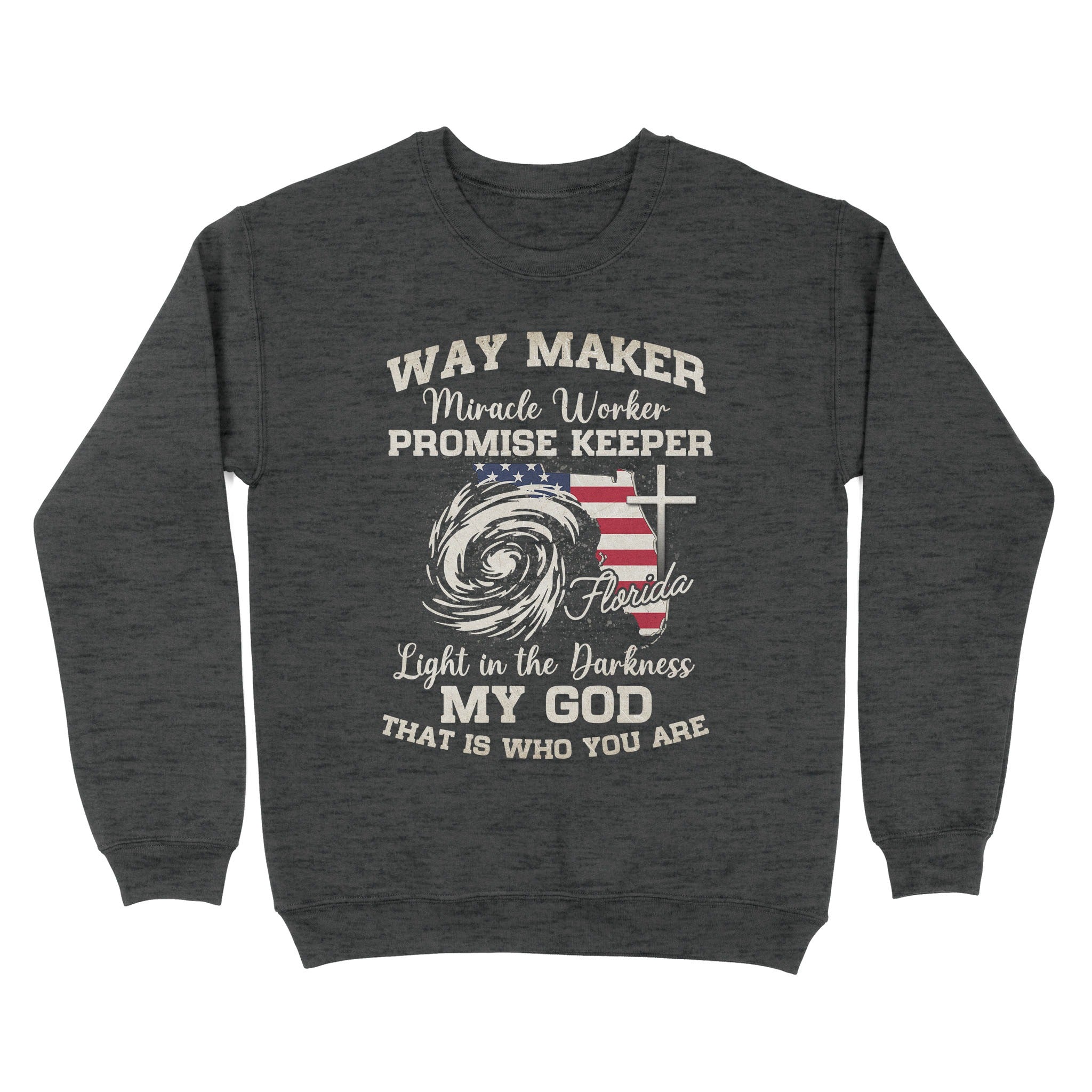 Way Maker Florida Prayer T-Shirt, Miracle Worker Pray For Florida Christian Sweatshirt - Image 7