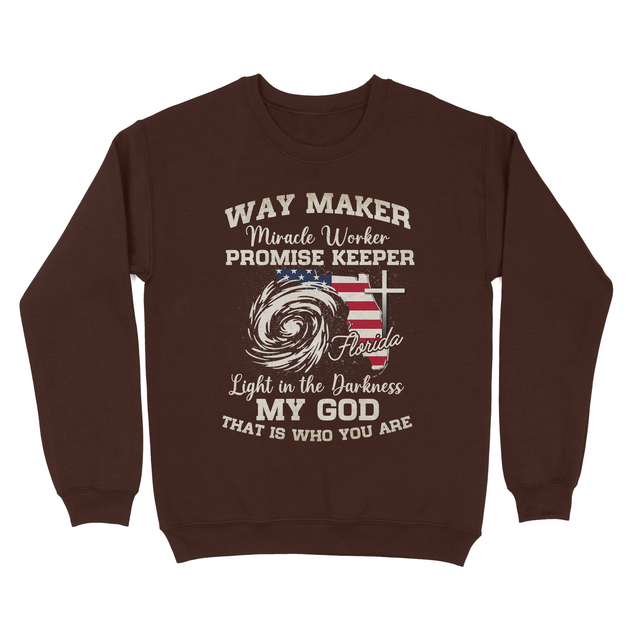 Way Maker Florida Prayer T-Shirt, Miracle Worker Pray For Florida Christian Sweatshirt - Image 8