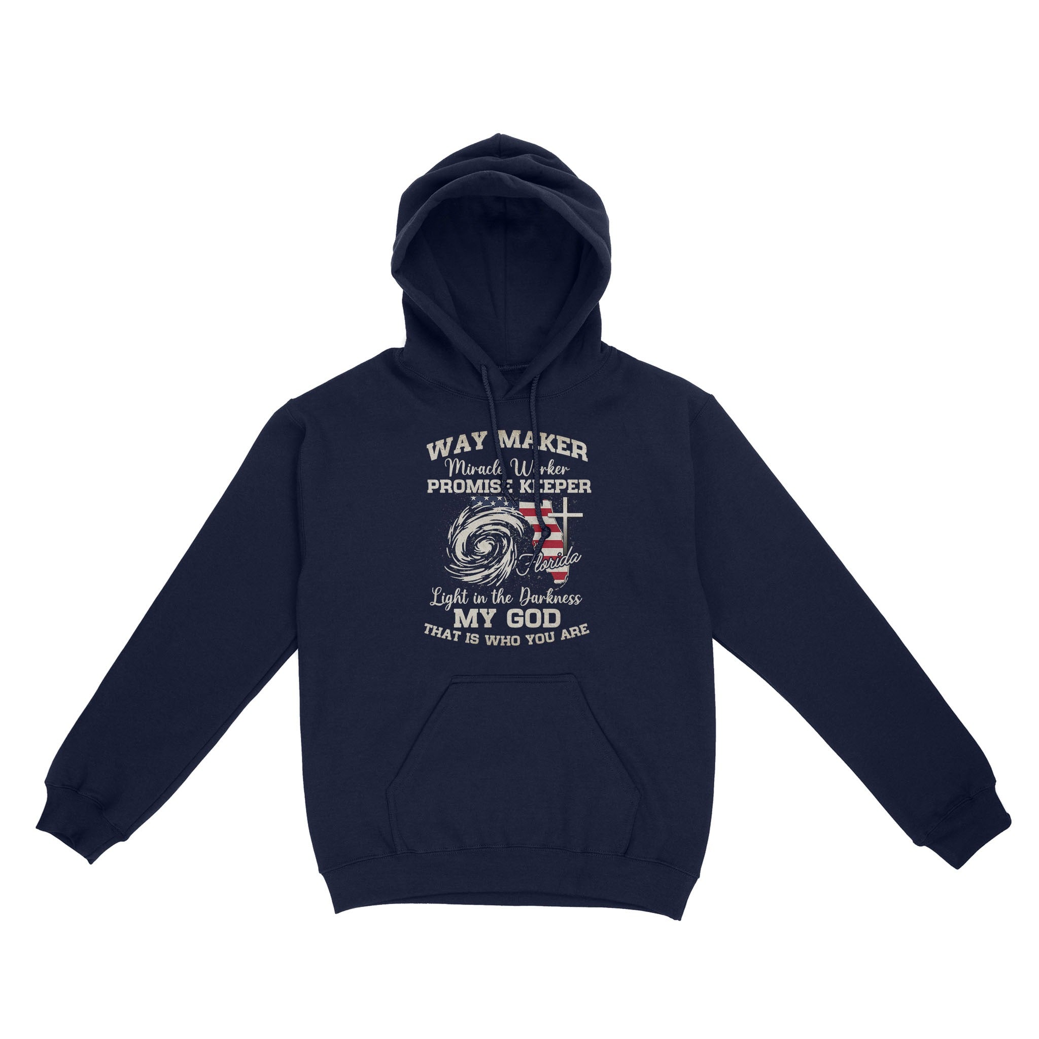 Way Maker Florida Prayer T-Shirt, Miracle Worker Pray For Florida Christian Hoodie - Image 5