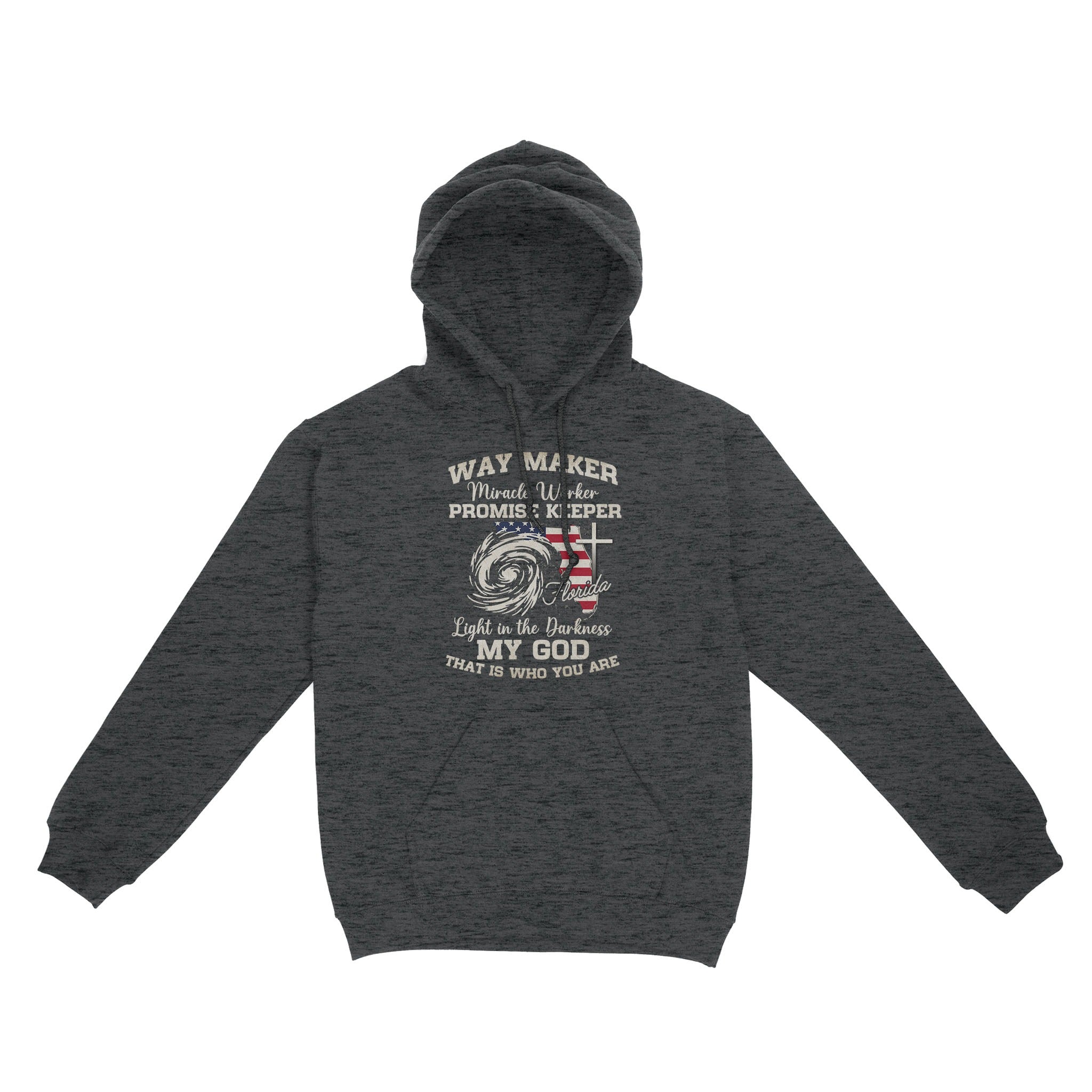 Way Maker Florida Prayer T-Shirt, Miracle Worker Pray For Florida Christian Hoodie - Image 6