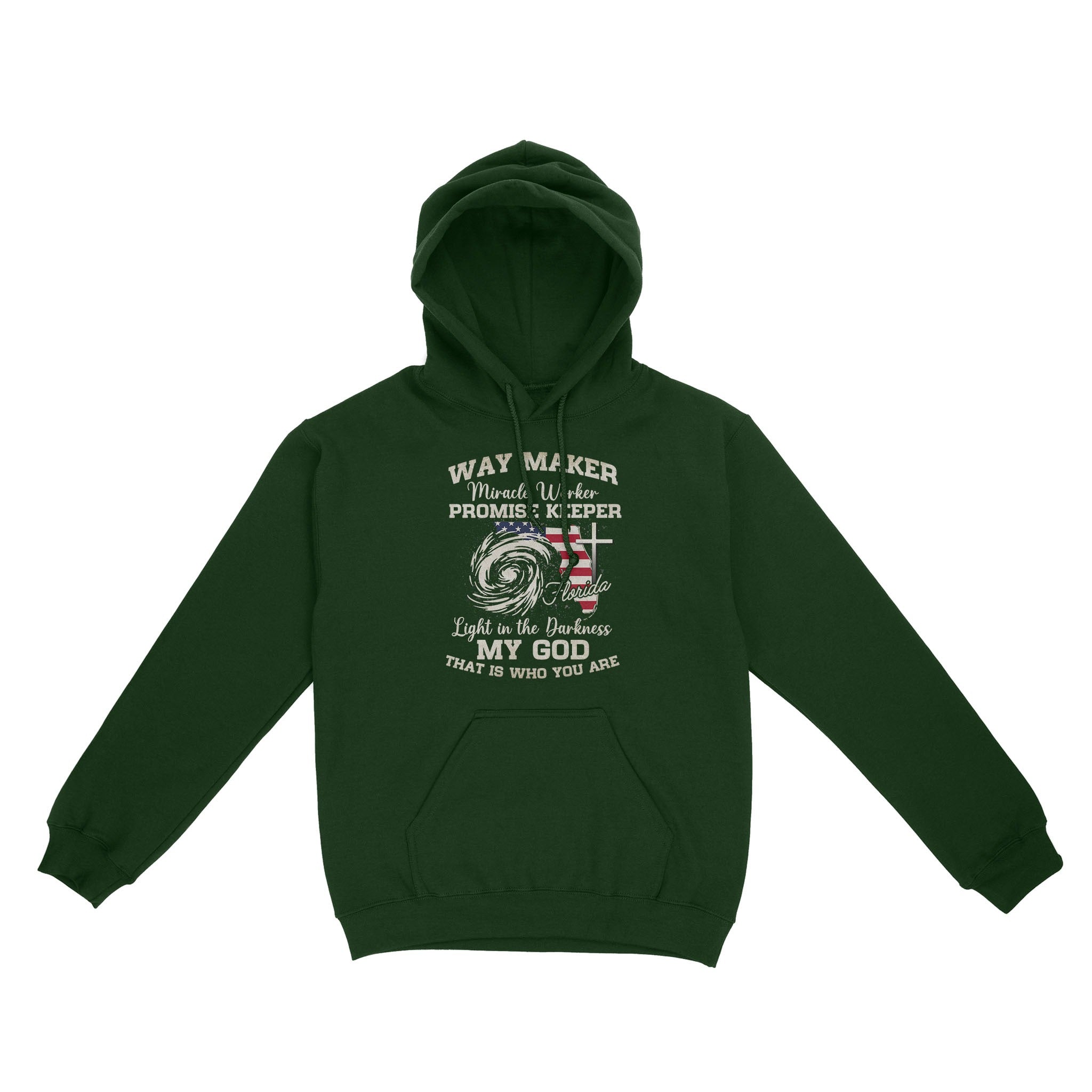 Way Maker Florida Prayer T-Shirt, Miracle Worker Pray For Florida Christian Hoodie - Image 7