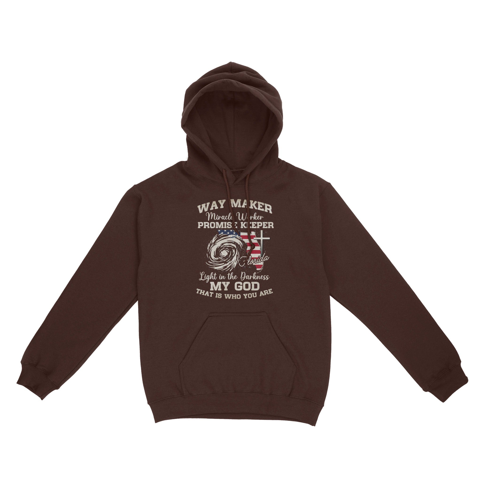 Way Maker Florida Prayer T-Shirt, Miracle Worker Pray For Florida Christian Hoodie - Image 8