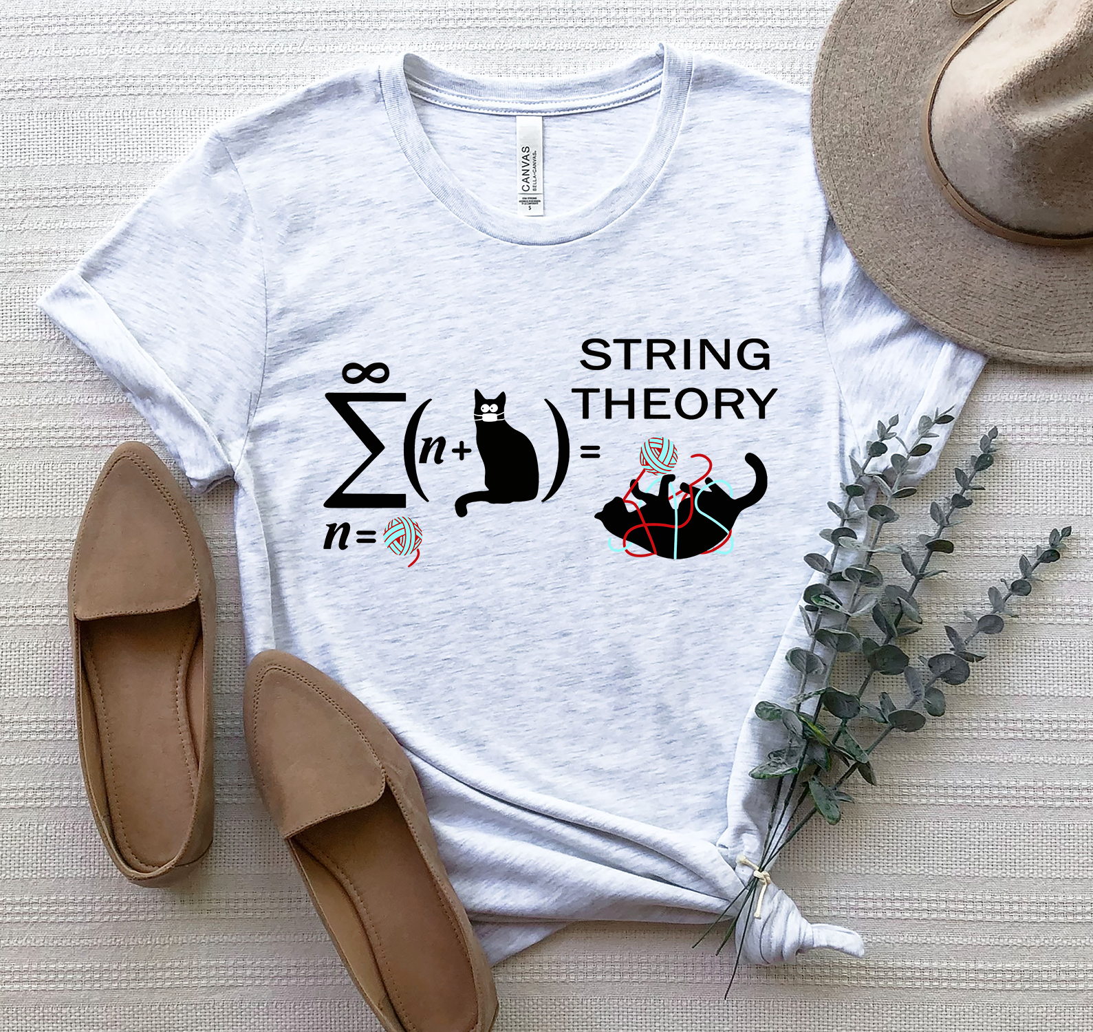 String Theory Cats Standard T-shirt - Image 2