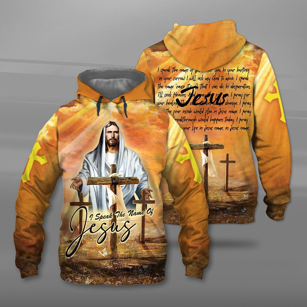 I Speak the Name of Jesus Over You 3D All Over Print T-Shirt And Hoodie - Image 2
