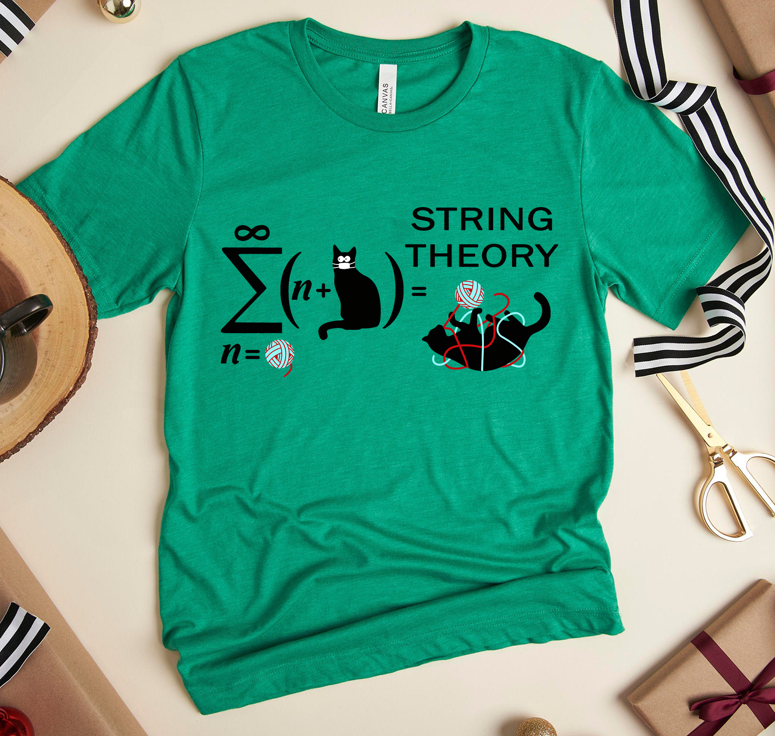 String Theory Cats Standard T-shirt - Image 4