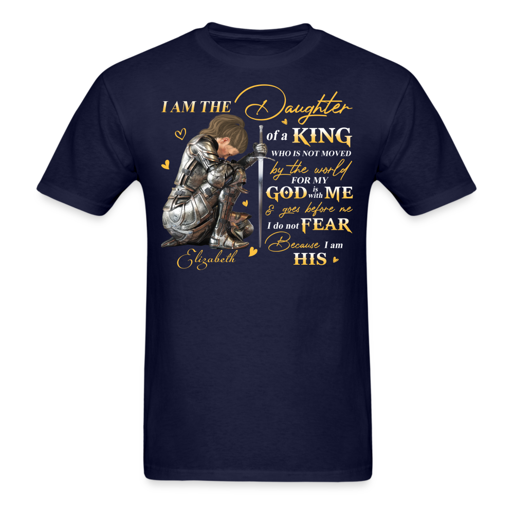 God Woman Warrior, I Am The Daughter Of The King, Do Not Fear Because I Am His T-Shirt - Image 2