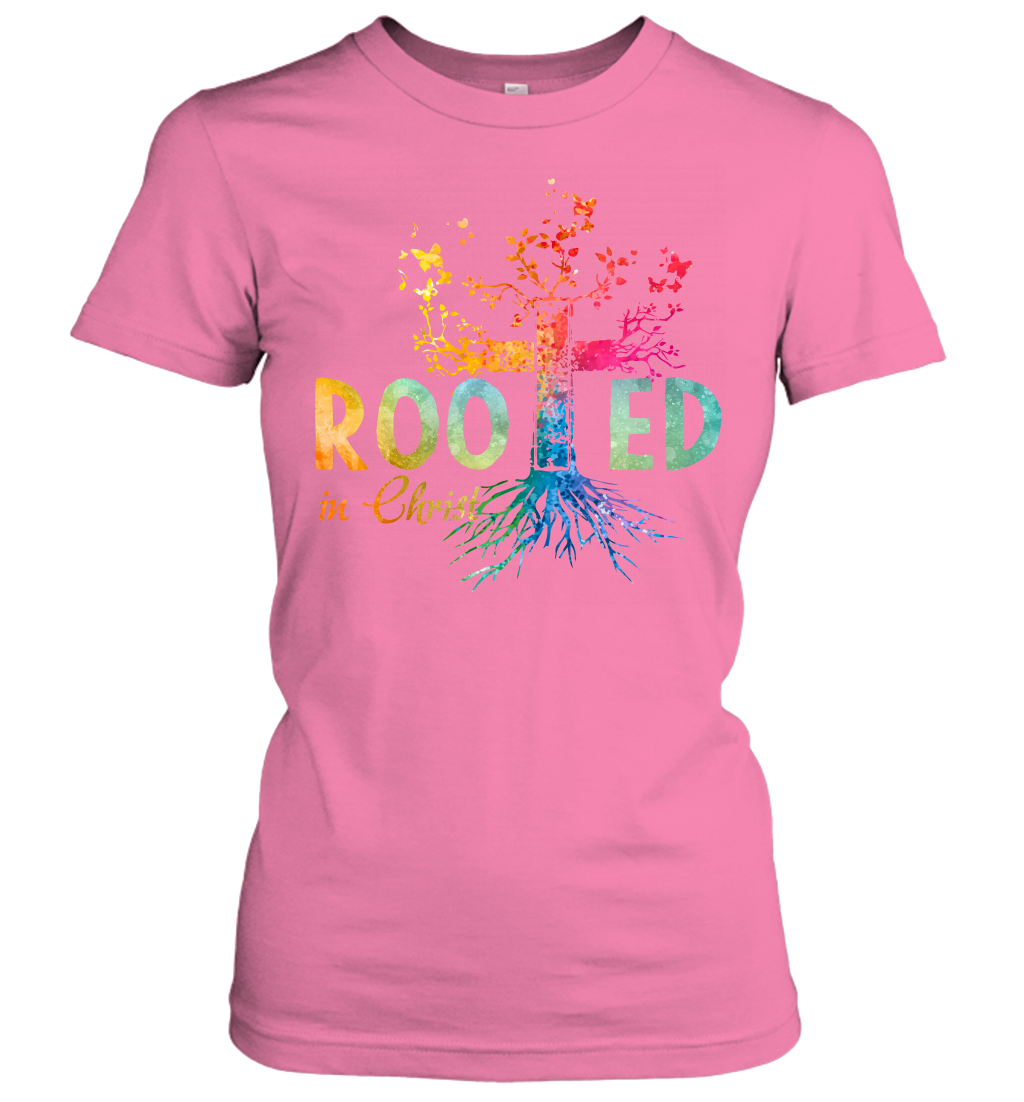 Rooted in Christ Women's T-Shirt - Image 11