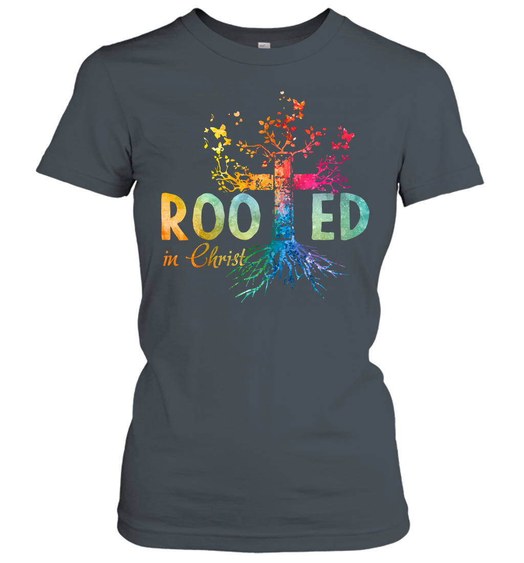Rooted in Christ Women's T-Shirt - Image 5