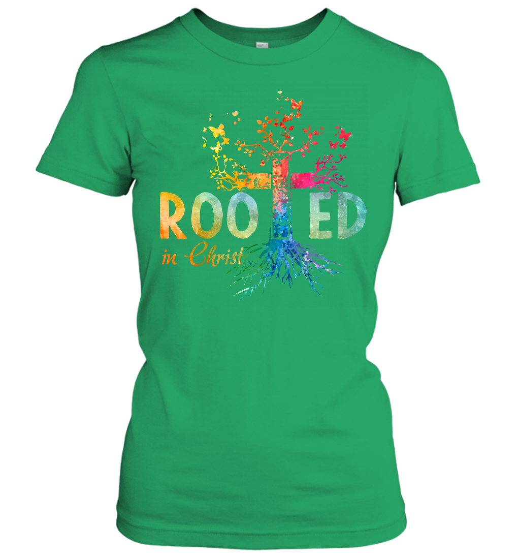 Rooted in Christ Women's T-Shirt - Image 6