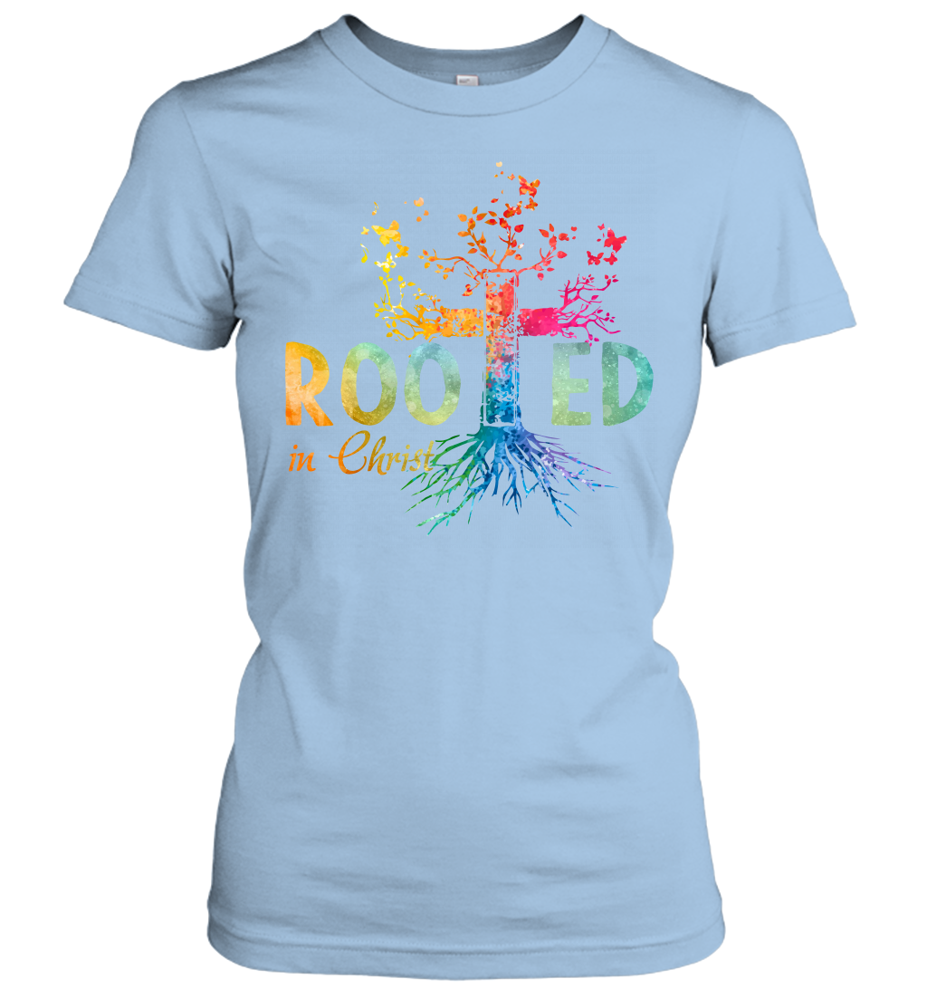 Rooted in Christ Women's T-Shirt - Image 8