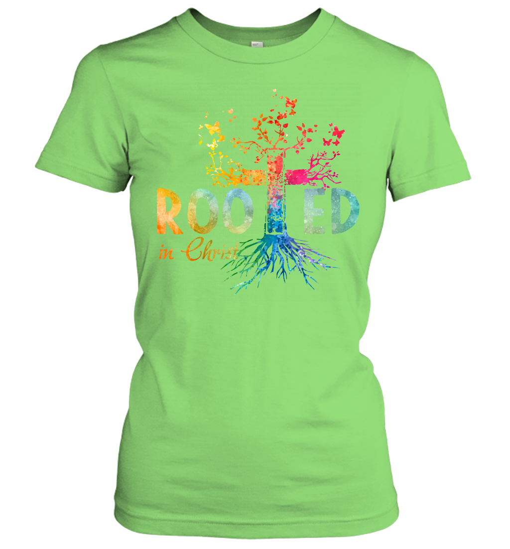 Rooted in Christ Women's T-Shirt - Image 10