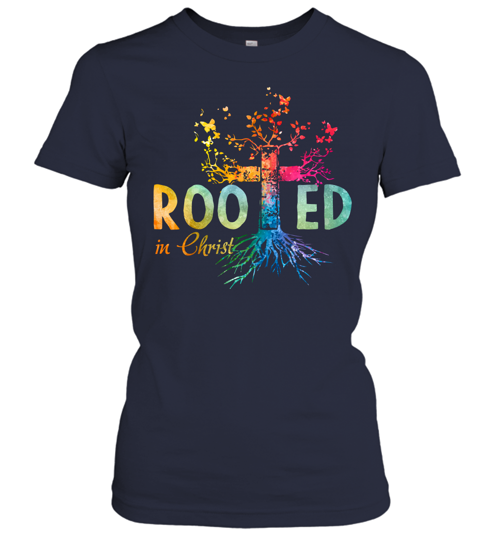 Rooted in Christ Women's T-Shirt - Image 2