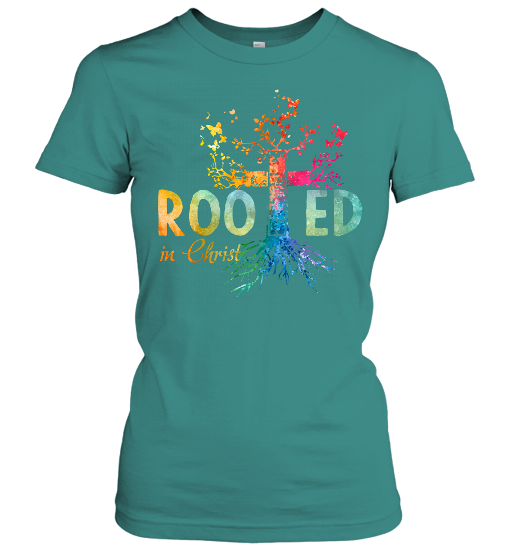 Rooted in Christ Women's T-Shirt - Image 14