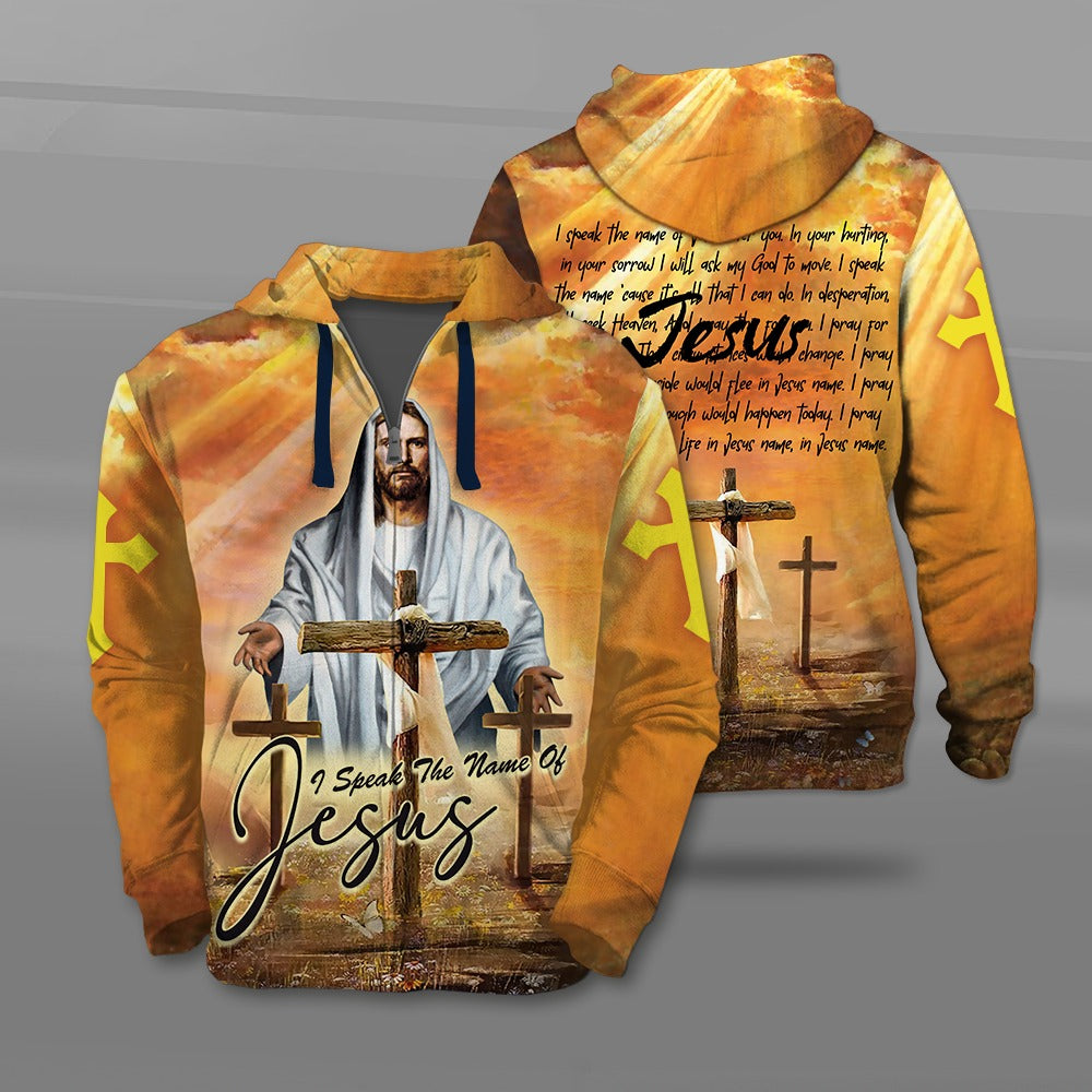 I Speak the Name of Jesus Over You 3D All Over Print T-Shirt And Hoodie - Image 5